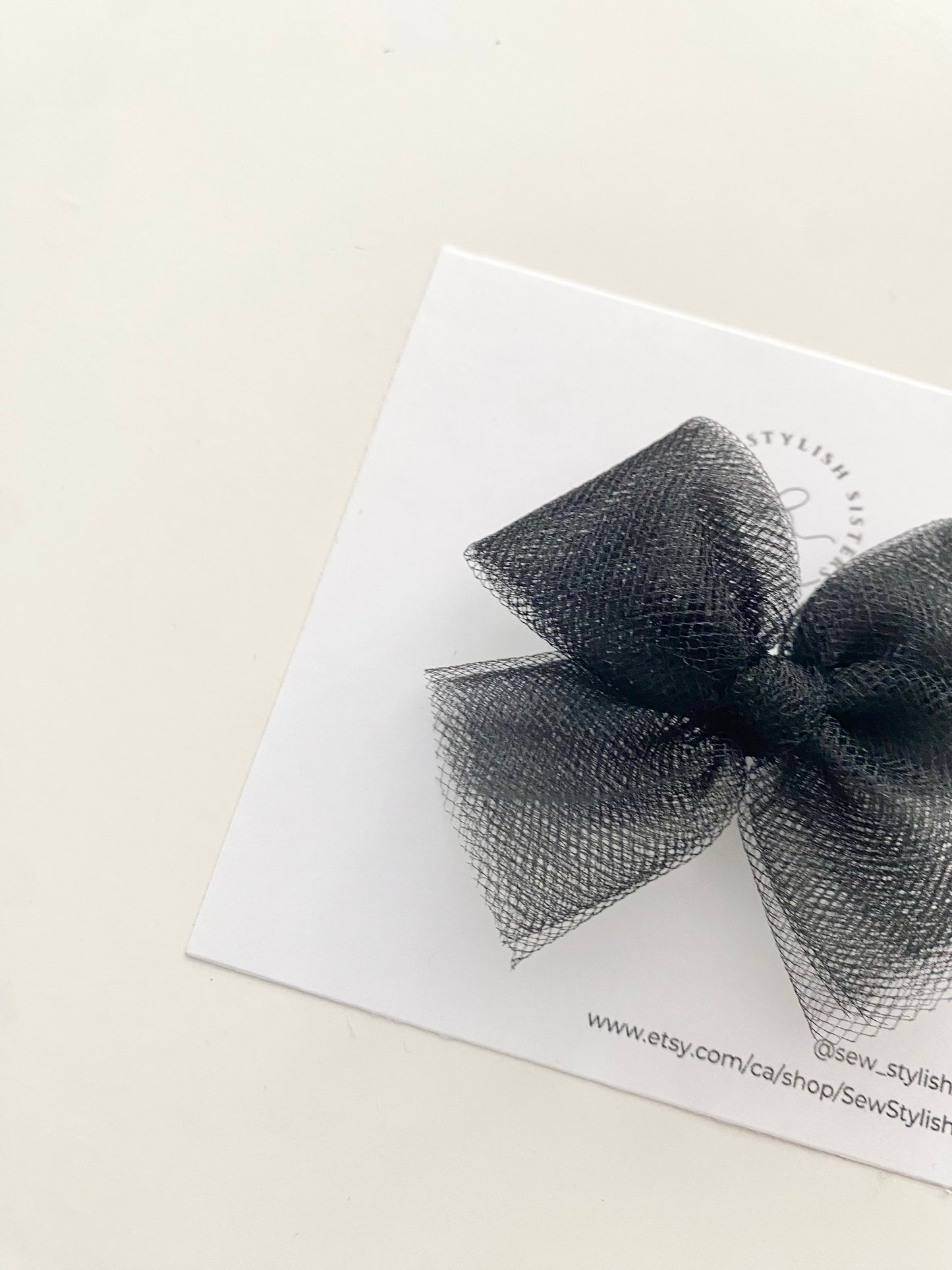 Black - Tulle Bows