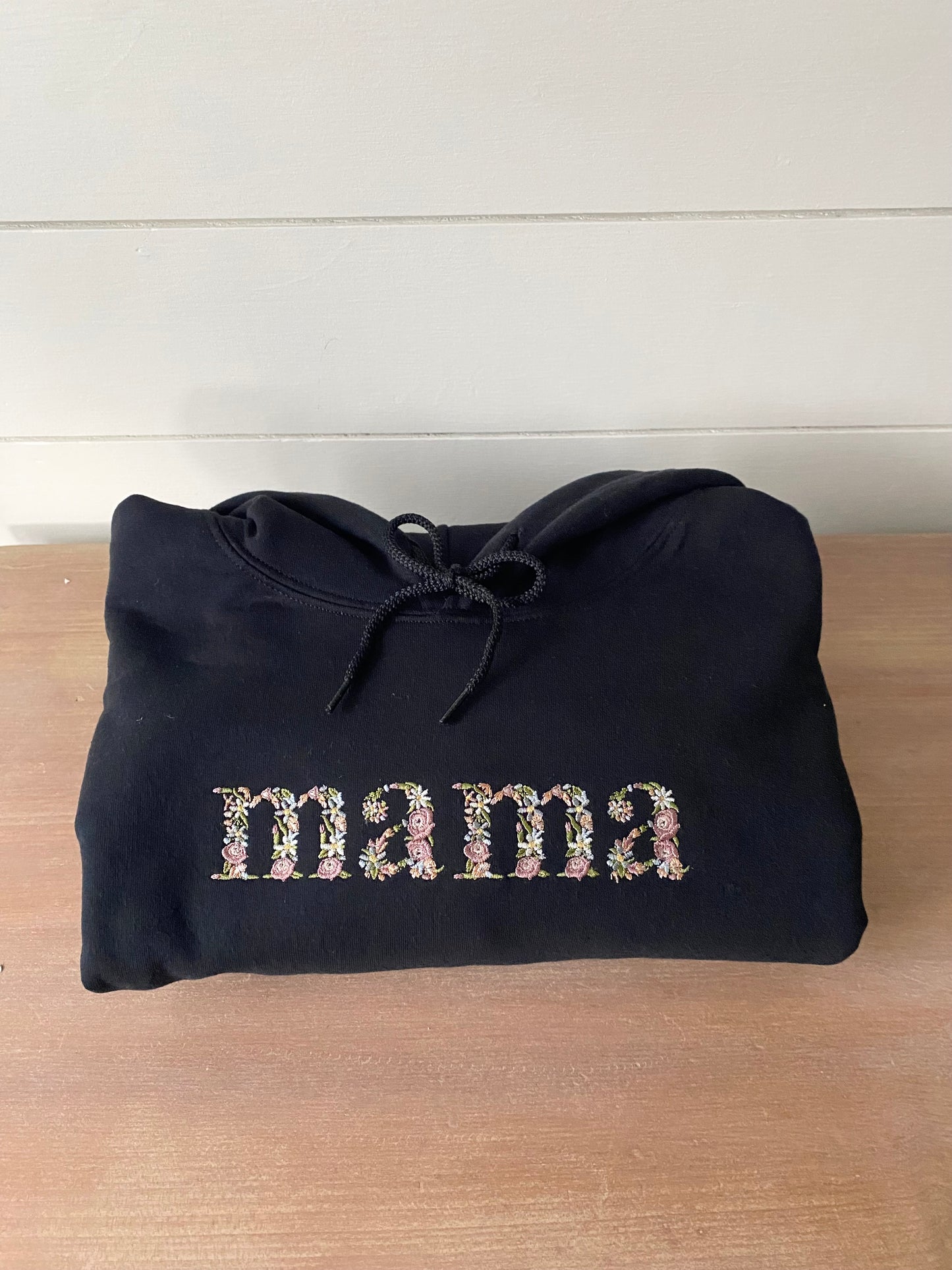 Floral Words - Adult Crewneck/Hoodie (Black only)