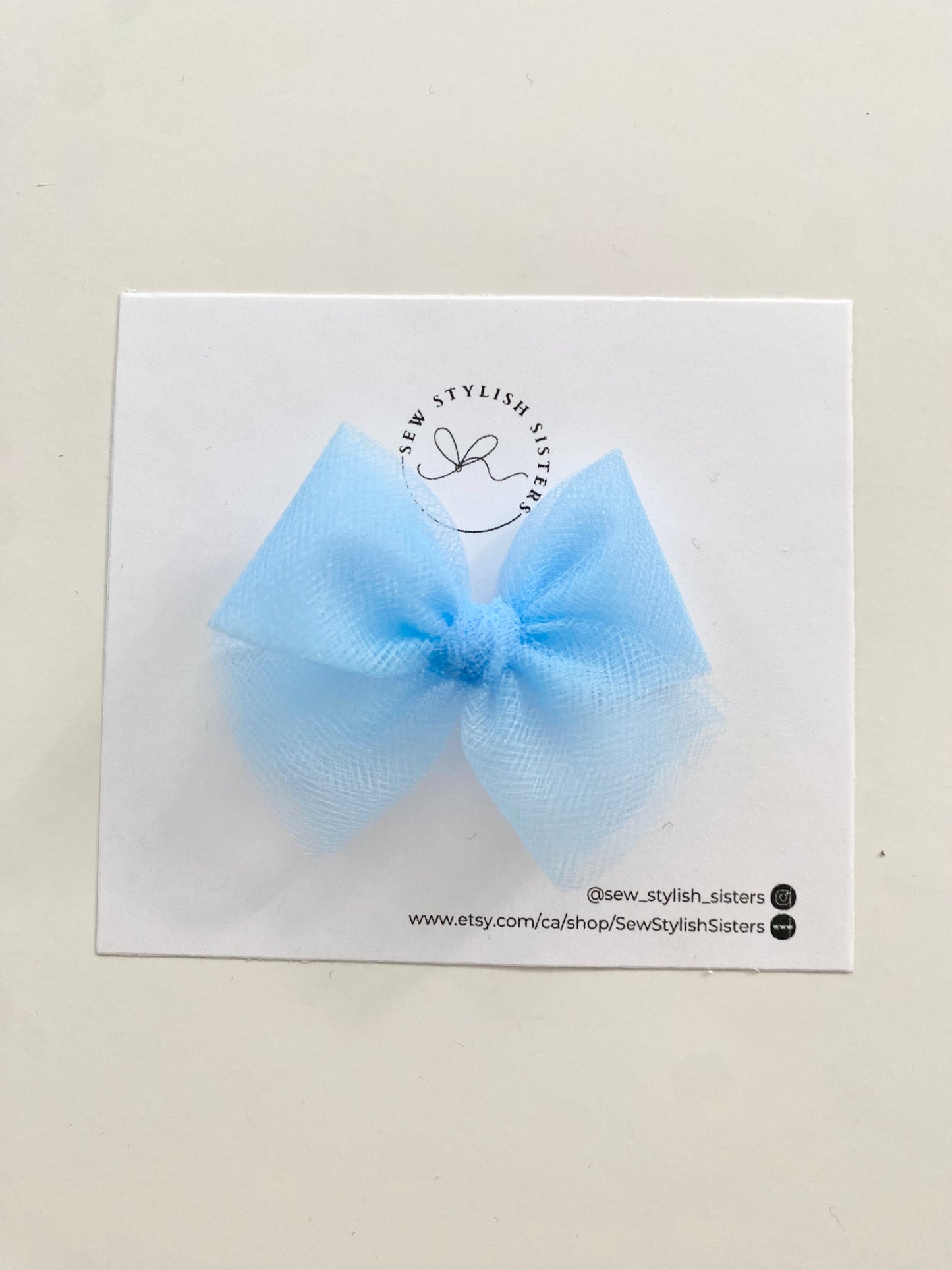 Blue Skies - Tulle Bows