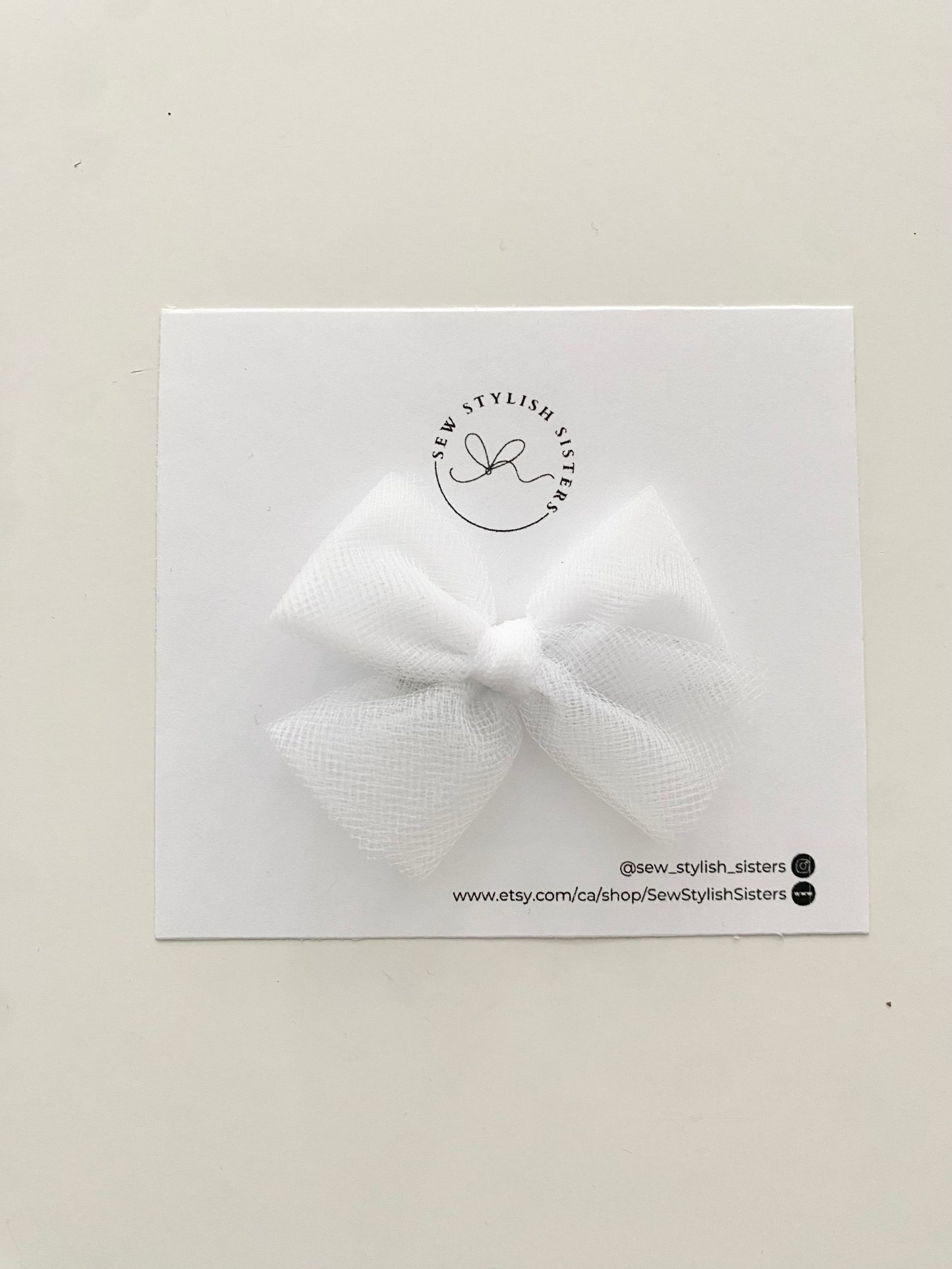 White - Tulle Bows