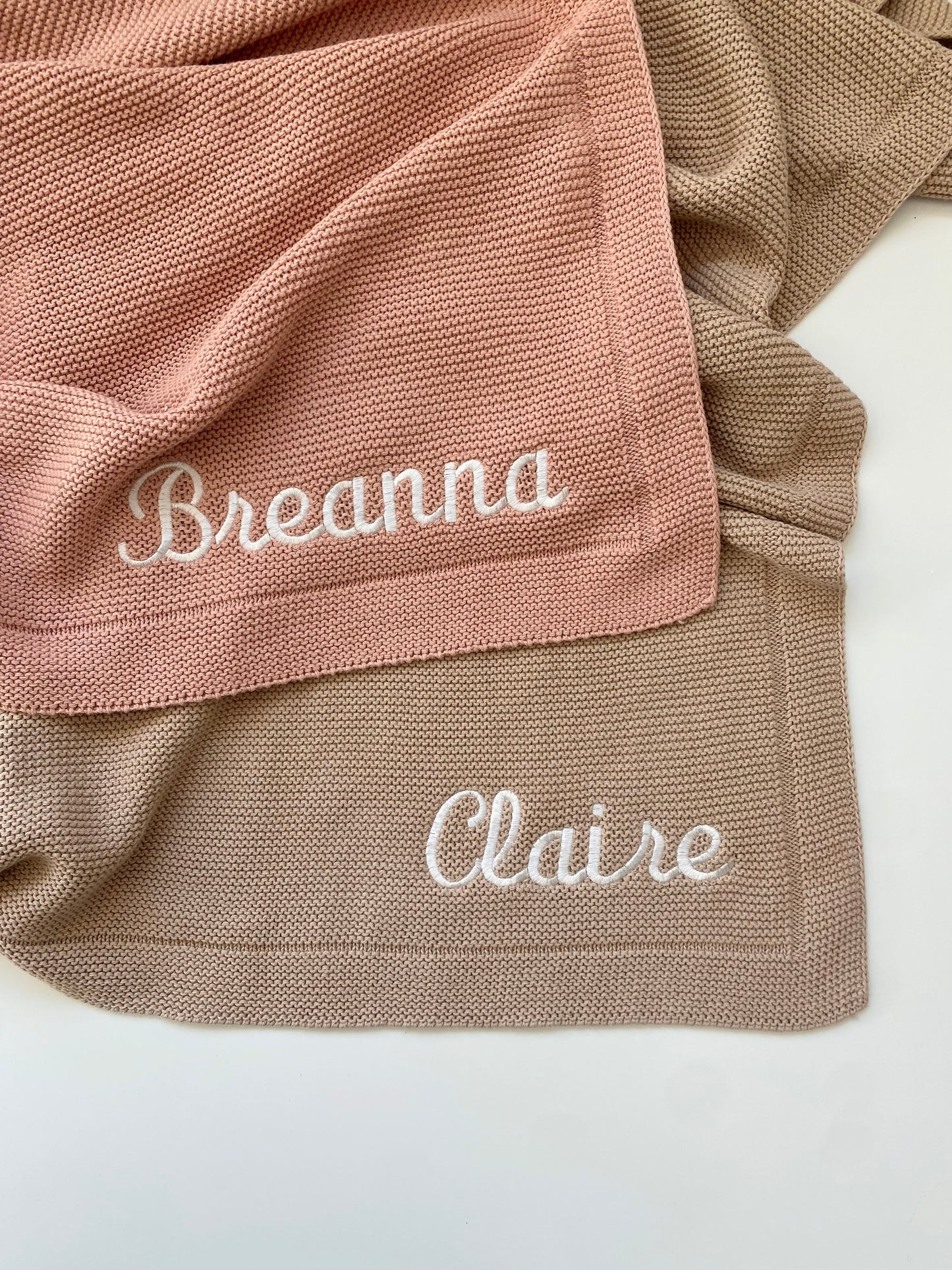 Personalized Knit Blankets