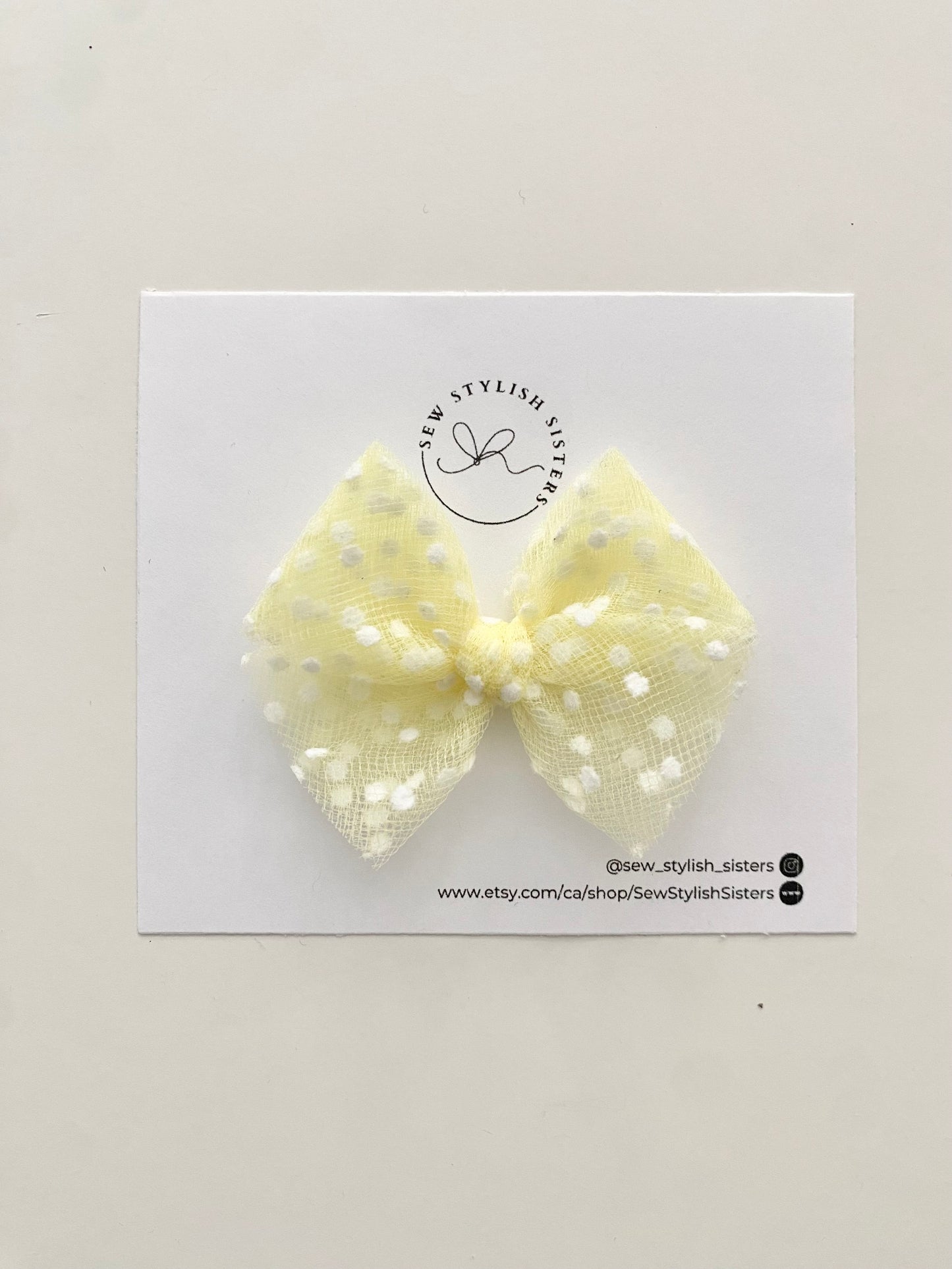 Sunshine Dot - Tulle Bows