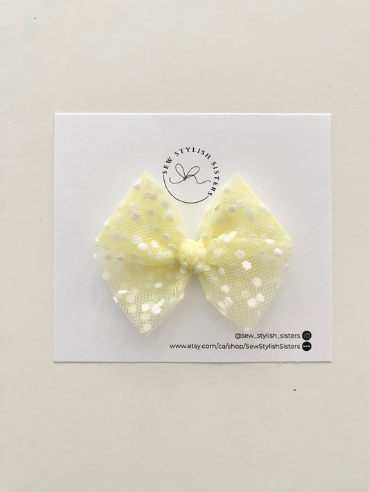 Sunshine Dot - Tulle Bows