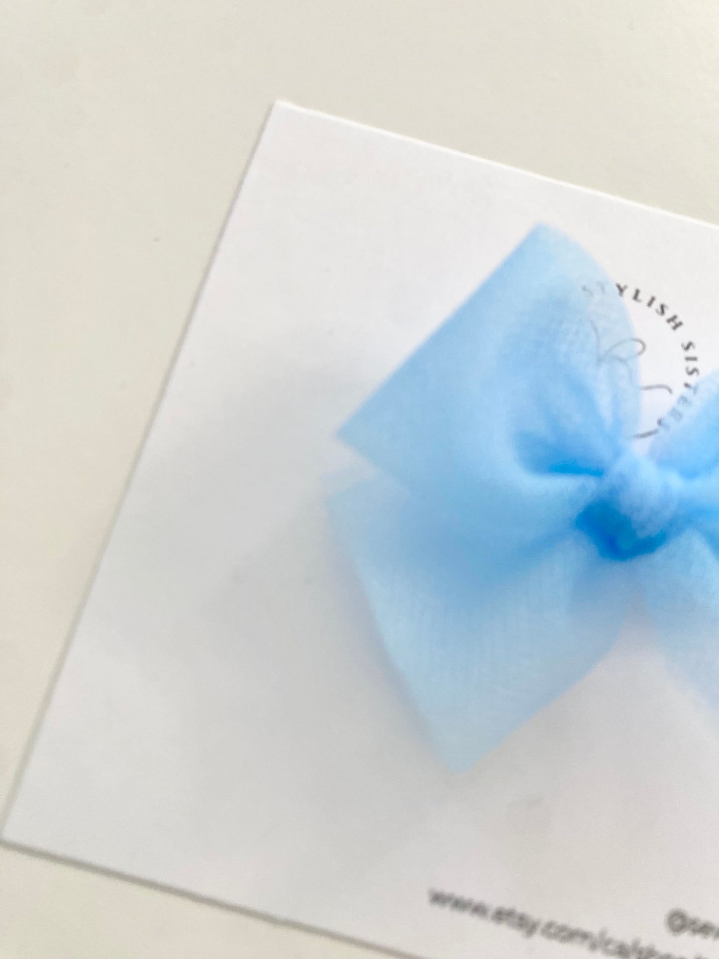 Blue Skies - Tulle Bows