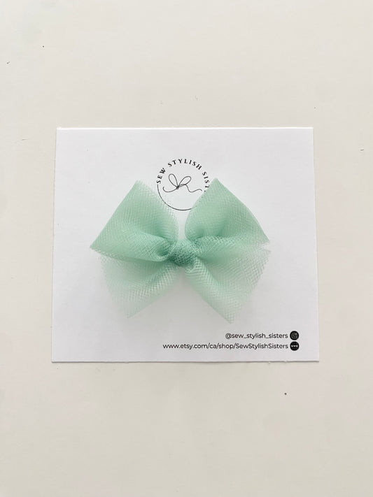 Sage - Tulle Bows