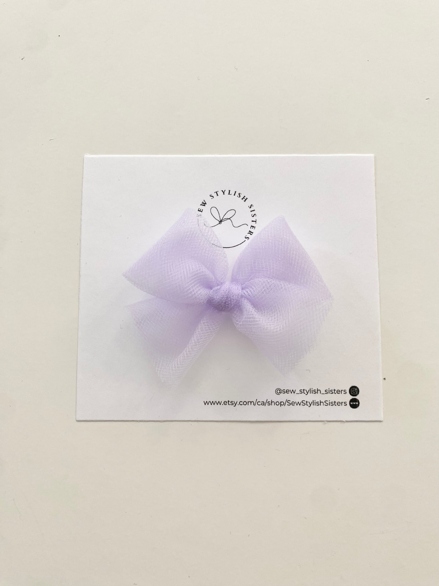 Lilac - Tulle Bows