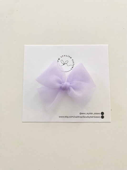 Lilac - Tulle Bows